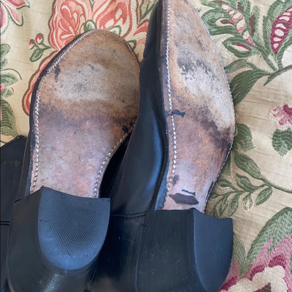 Frye black western Boots.